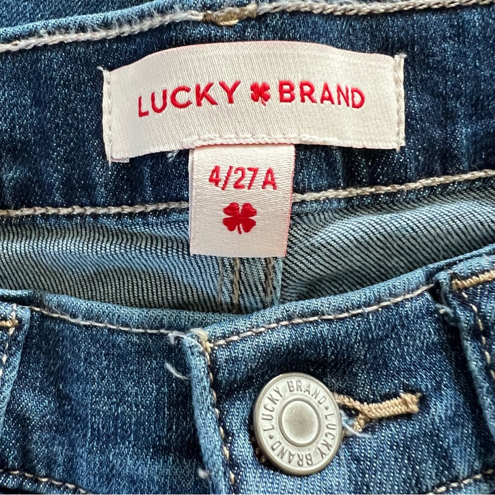 Lucky Brand Sweet Mid Bootcut Jeans Size 4/27 Ankle Hotspot NWT - Picture 4 of 11